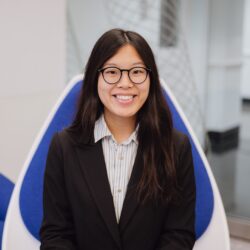 woman smiling