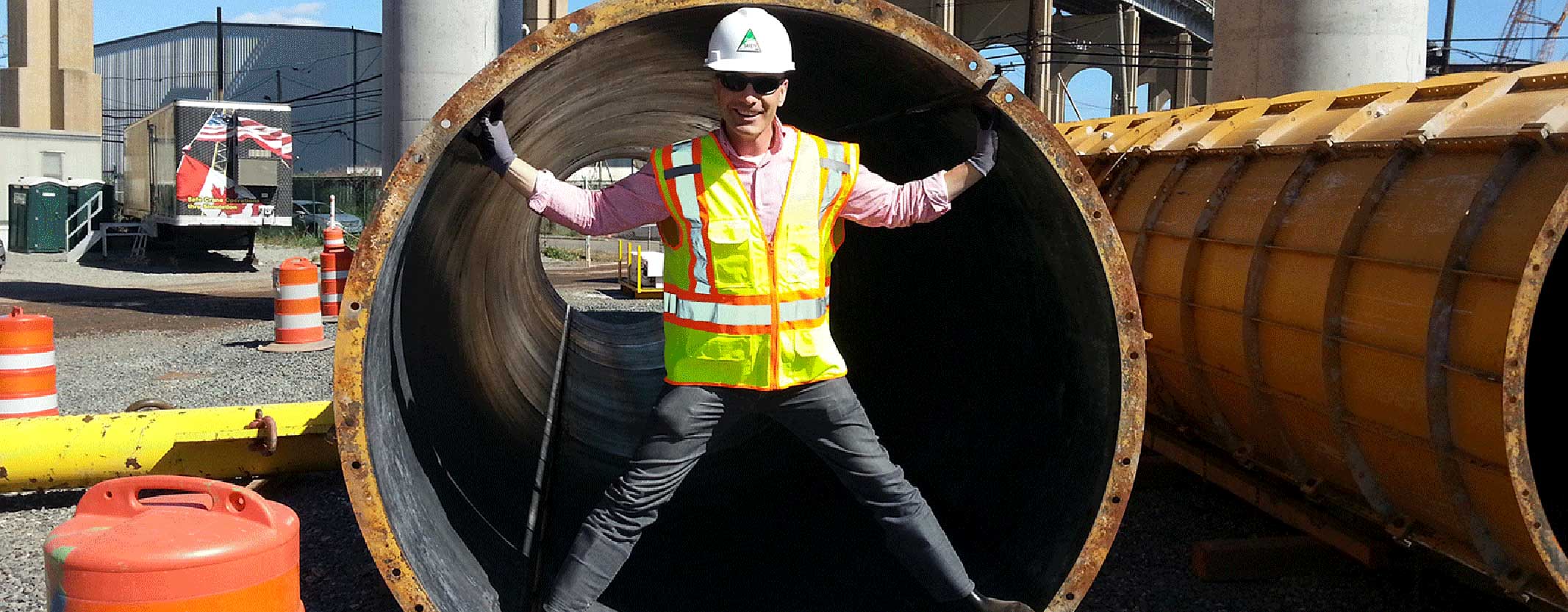 man on construction site